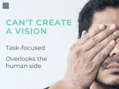 Can't create a vision - staff development