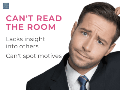 Can't read the room