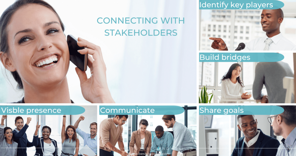 Connecting with stakeholders - new role strategies - learning and development
